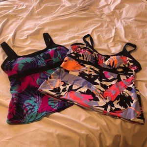 Swim Suit Tops - Lot of 2 - Size 16W